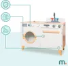 Houten wasmachine en speelkeuken 2-in-1 voor kinderen – Productafbeelding-voorbeeld 2