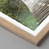 Gerahmtes Poster - Rahmen in heller Eiche - Brücke Seil Produktbild-Vorschau 2