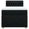 Boxspringbett mit Matratze Schwarz 80x200 cm Stoff Produktbild-Vorschau 4