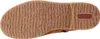 The sole of a brown shoe with a textured tread pattern and a red logo. Produktbild-Vorschau