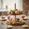 Home Deco Factory Etagere - 2 Etagen - Akazienholz - Produktbild-Vorschau 5