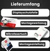 A graphic displaying the contents of a product package with text labels. Produktbild-Vorschau
