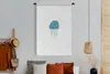 MuchoWow® Wandteppich Wandbehang Pastell - Qualle - Produktbild-Vorschau 4