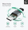 CELLONIC 2-in-1 Adapter USB-C Klinke, 3,5 mm Aux-Splitter Produktbild-Vorschau 3
