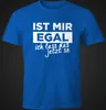 Herren T-Shirt mit Spruch Ist mir Egal ich lass das jetzt Produktbild-Vorschau 2