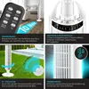 KESSER - Ventilatore a torre con telecomando, display LED, Anteprima dell’immagine prodotto 3