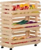 vidaXL Vozík na zeleninu 77x30x80 cm borovicový masiv Náhled obrázku produktu 1