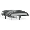 vidaXL Rama łóżka metalowa czarna 140x200 cm Podgląd zdjęcia produktu 1