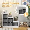 AIYAPLAY Meuble de rangement pour jouets avec 6 bacs Voir les images du produit 6