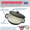 ELO Basaltgrau Bräter Gusseisen oval robust Induktion grau Produktbild-Vorschau 14