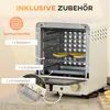 HOMCOM Mini piekarnik 15 l, piekarnik do pizzy 1000 W, Podgląd zdjęcia produktu 6