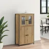 vidaXL Vysoká skriňa Artisan – dub 62 x 32 x 106,5 cm Náhľad obrázku produktu 4