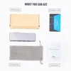 dodocool 7-in-2 USB-C-Hub-Adapter aus Aluminiumlegierung Produktbild-Vorschau 14
