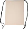 Baumwolle Gymbag / Sportbeutel / Turnbeutel / weiß mit Produktbild-Vorschau 2