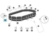 Bestway® Ersatzteil Vertikales Poolbein (braun) für Power Produktbild-Vorschau 2