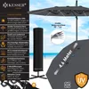 KESSER® Sonnenschirm Doppelsonnenschirm 4,6m x 2,7m | Produktbild-Vorschau 2