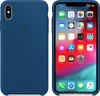 Apple iPhone XS Max Custodia in silicone nero, Colore:Blu Anteprima dell’immagine prodotto 2
