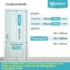 Apalus VP Fliegengitter Tür, Magnet Insektenschutz Produktbild-Vorschau 3