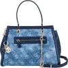 GUESS Handtasche DOVIE Satchel Denim Logo Produktbild-Vorschau 2