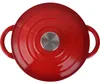 Gusseisen Topf mit Deckel 22cm Rund, Emaillierter Produktbild-Vorschau 10