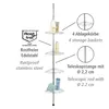 WENKO scaffale telescopico per doccia scaffale angolare per Anteprima dell’immagine prodotto 2