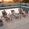di volio Sonnenliege MEAPOL – grau, klappbare Gartenliege Produktbild-Vorschau 3
