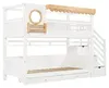 Etagenbett 90x200 cm Kinderbett Kiefer-Holz & MDF Hochbett Produktbild-Vorschau 15