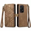 Für Honor 200 Lite Kunstleder Zipper Wallet Tasche mit Produktbild-Vorschau 1