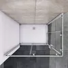 100x80cm Duschabtrennung Höhe:185cm Duschkabine Duschwand Produktbild-Vorschau 3