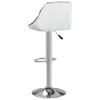 vidaXL Tabouret de bar 2 pcs. noir et blanc similicuir Voir les images du produit 6