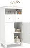 Mobile da bagno COSTWAY, mobile da bagno con 2 ante e 2 Anteprima dell’immagine prodotto 1