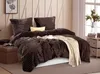 Teddy Bettwäsche Braun Gestreift 135x200 Bettbezug-Set mit Produktbild-Vorschau 1