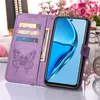 Infinix Hot 20 4G Hülle, Schmetterling Prägung Flip Leder Produktbild-Vorschau 3