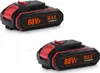 6" Zoll Akku-Kettensäge 2x 21V 1500 mAh wiederaufladbare Produktbild-Vorschau 4