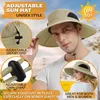 Sonnenhut mit breiter Krempe, UV-Schutz Kappe, Uni Produktbild-Vorschau 4