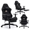 CRELIV -Ergonomischer Gamingstuhl aus Samt mit Produktbild-Vorschau 1