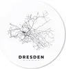 MuchoWow® Mauspad Mousepad Karte - Dresden - Schwarz-Weiß - Produktbild-Vorschau 1