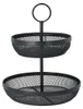 HOMLA GRIDIO Doppelstock-Rundkorb 31x26 cm Produktbild-Vorschau 1