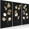 Italienischer Leinwand Leinwandbild - Golden Dusk (3 Parts) Produktbild-Vorschau 1