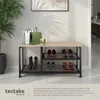 Étagère à chaussures TAUNTON 80x30x45,5cm - Bois clair Voir les images du produit 4