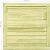 vidaXL Gartentor Imprägniertes Kiefernholz 100x100 cm Produktbild-Vorschau 7