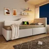 MODFU Lit Coffre 90 x 190 cm - Lit Ado et Lit Rembourré Voir les images du produit 8