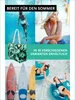 Große Strandtasche wasserabweisend mit Reißverschluss - Produktbild-Vorschau 5