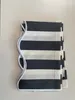 A folded striped awning valance on a white background. Produktbild-Vorschau