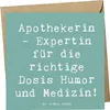 Mr. & Mrs. Panda Grußkarte Spruch Apothekerin Humor Produktbild-Vorschau 1