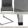 A collage of close-up images and a full product shot of a chair, with descriptive text highlighting its features. Voir les images du produit