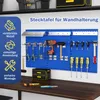 COSTWAY Werkzeugwand, Werkzeug Lochwand mit 3 Stecktafeln & Produktbild-Vorschau 4