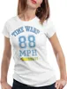style3 Time Warp 88mph Damen T-Shirt Zukunft McFly Marty Produktbild-Vorschau 1