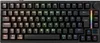 A black mechanical keyboard with RGB lighting. Produktbild-Vorschau