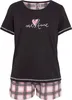 Vivance Dreams Shorty 4 -teilig schwarz + rosa Größe 44/46 Produktbild-Vorschau 5